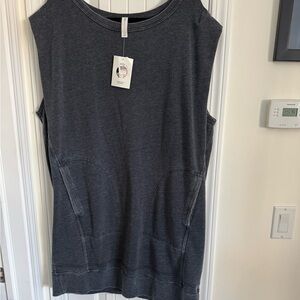 Anthropologie Gray Sleeveless Dress - NWT